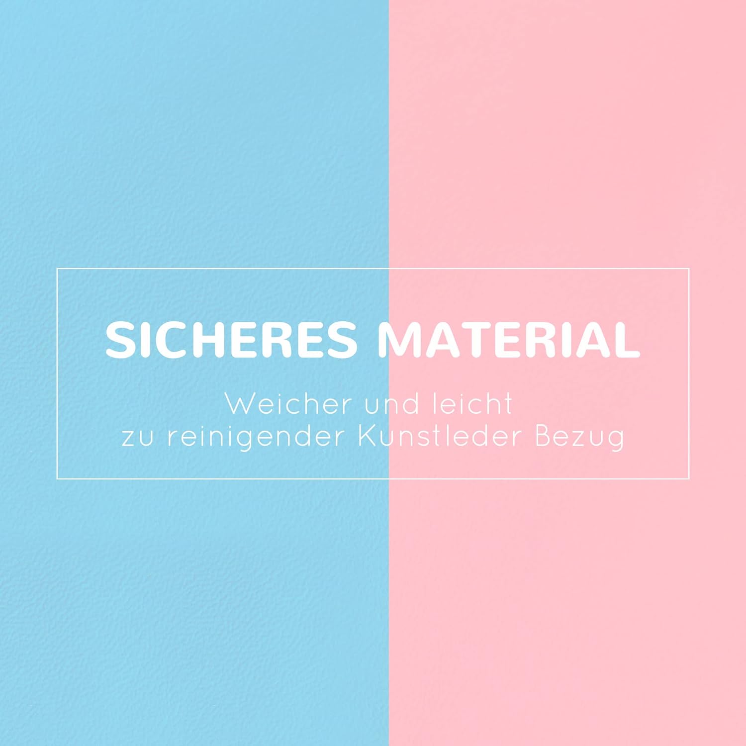 HOMCOM 2 TLG. Schaumstoff Bausteine Kinder Softbausteine Weiche Riesenbausteine Schaumstoffblöcke für 1-3 Jahre alt Kinder Spielbausteine Rosa+Blau — Ansicht 6