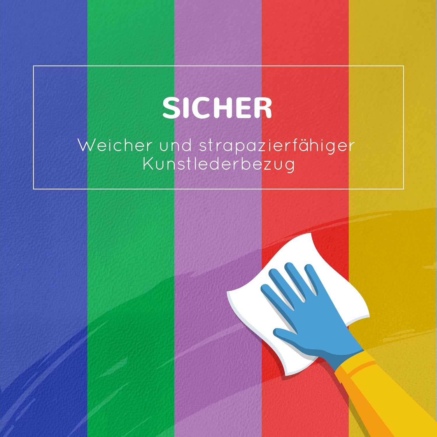 HOMCOM 7 TLG. Schaumstoff Bausteine Kinder Softbausteine Weiche Grossbausteine Schaumstoffblöcke für 1-3 Jahre alt Kinder Bausteinset Mehrfarbig — Ansicht 4