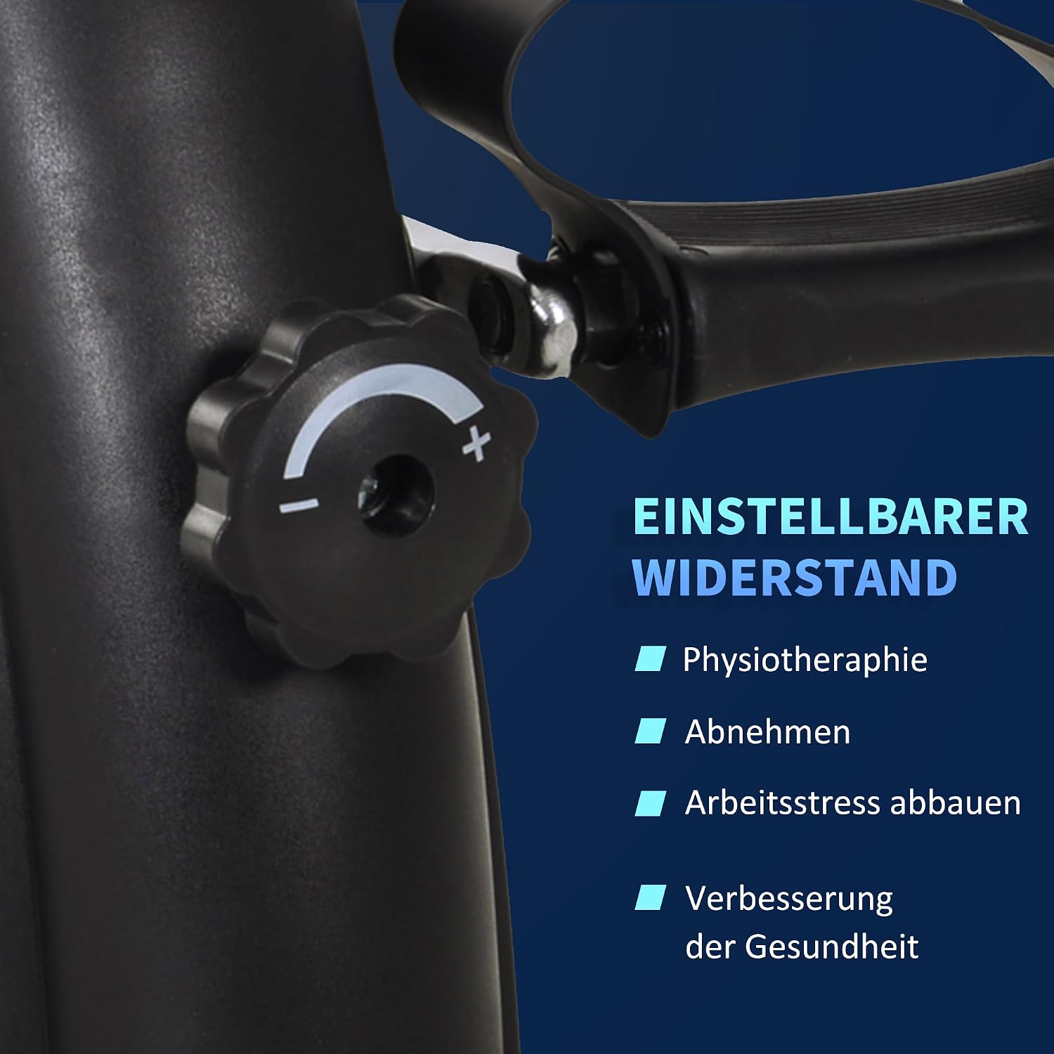HOMCOM Mini Heimtrainer Arm-und Beintrainer Pedaltrainer für Senioren mit LCD-Display verstellbarer Widerstand Fitnessbike Hometrainer für Zuhause Heim Büro 35 x 40 x 31 cm — Ansicht 6