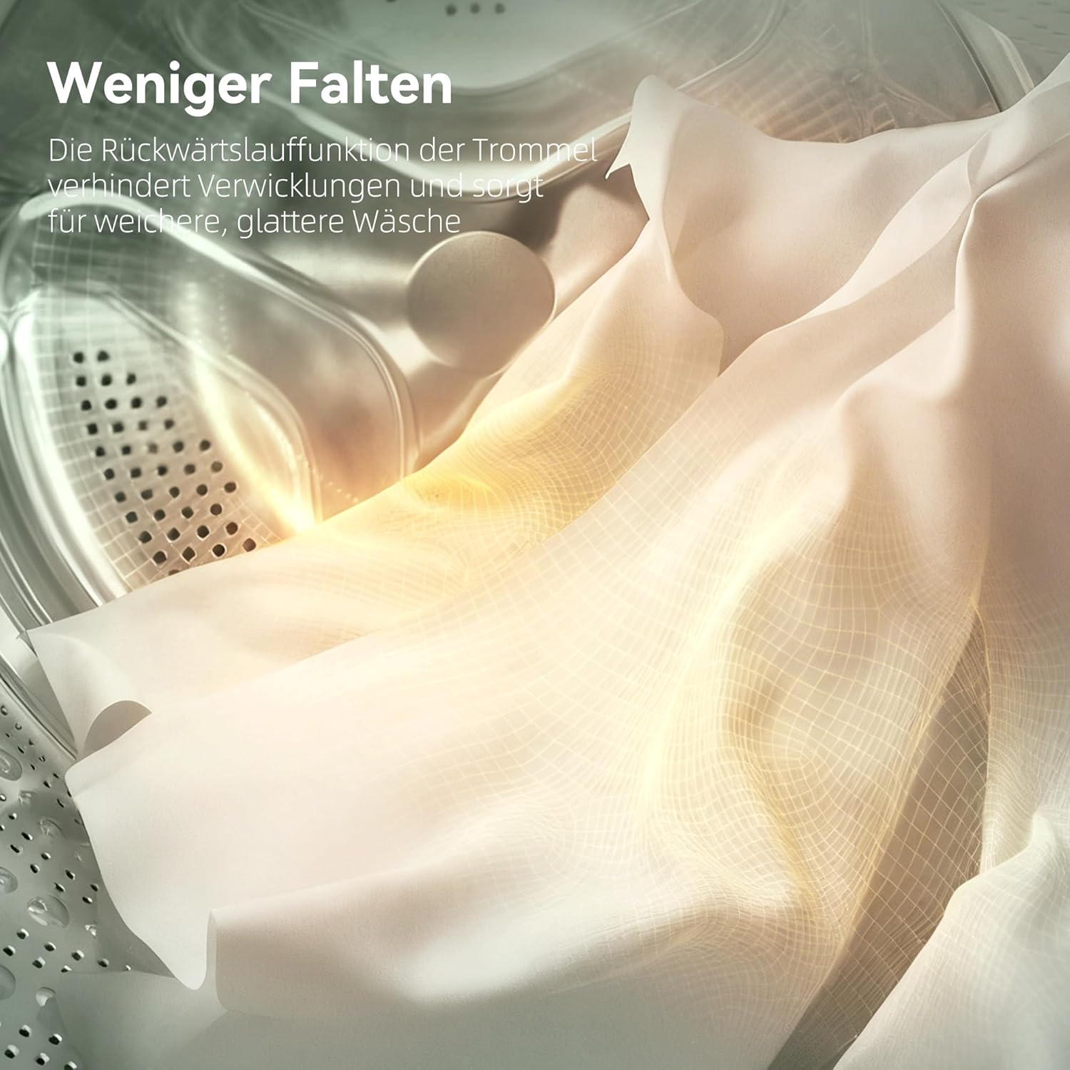 HOMCOM Mini Wäschetrockner 4 kg mit 5 Programme bis zu 60°C 800W/400W Freistehend Wandmontierbar Ablufttrockner mit reversibel Edelstahltrommel Trockner für Kleidung Wohnmobile Wohnheime Zuhause Weiß — Ansicht 6