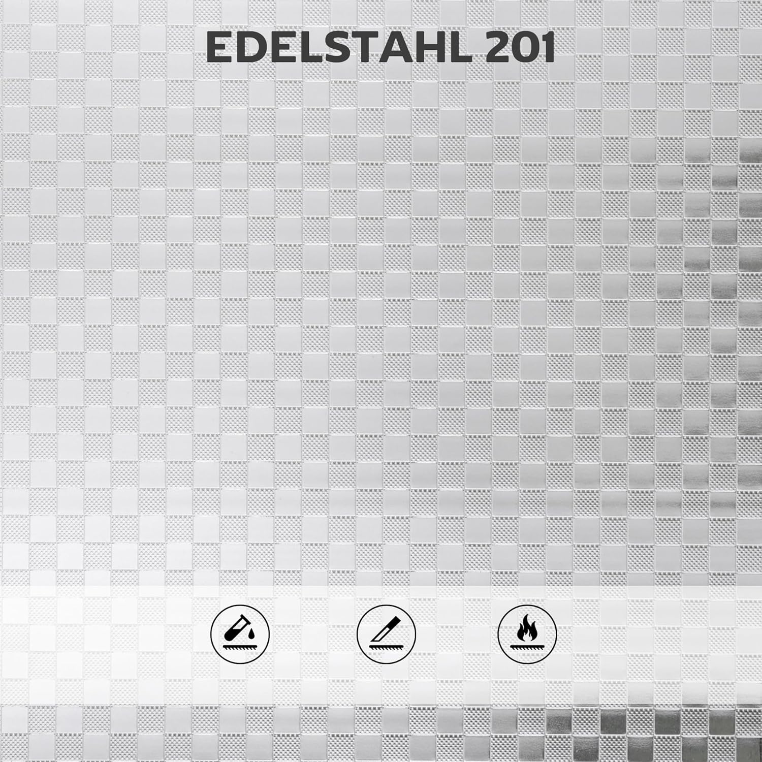 HOMCOM Rollwagen, Küchenwagen mit 4 Ebenen, Servierwagen mit verstellbaren Regalen und Griffen, Aufbewahrungswagen aus Edelstahl für Wohnzimmer Küche Bad Büro, Silber, 60 x 35 x 100 cm — Ansicht 6
